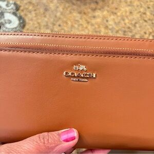 Coach Brown Leather Wallet
